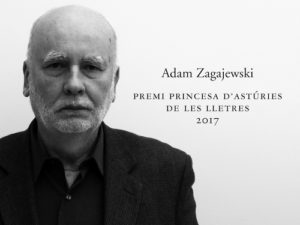 Imatge de l'entrada "Adam Zagajewski obté el Premi Princesa d’Astúries de les Lletres 2017"