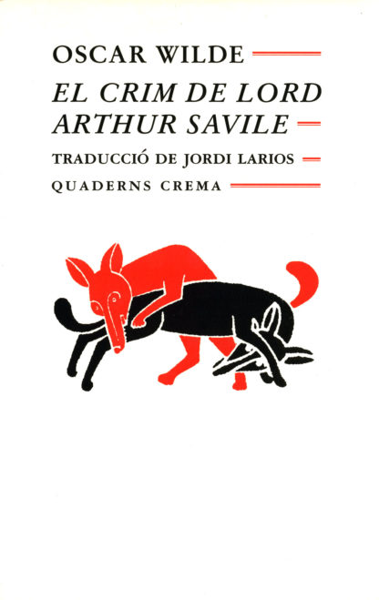 Portada El crim de Lord Arthur Savile