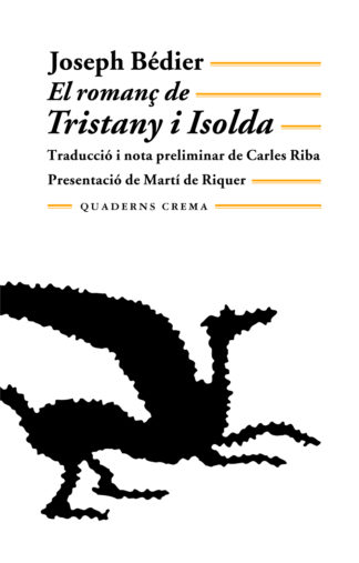 Portada El romanç de Tristany i Isolda