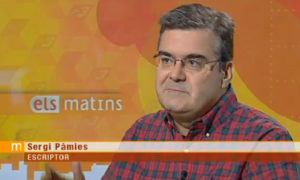 Imatge de l'entrada "Entrevista a Sergi Pàmies als 'Matins' de TV3"