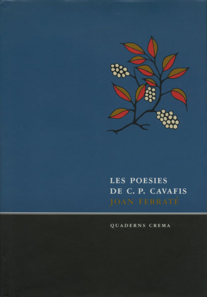 Portada Les poesies de C. P. Cavafis