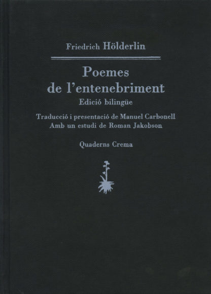 Portada Poemes de l'entenebriment