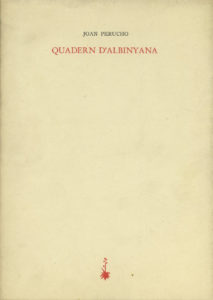 Portada Quadern d'Albinyana