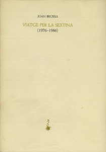 Portada Viatge per la sextina (1976-1986)
